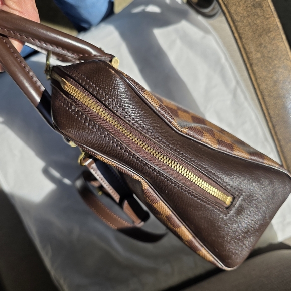 Louis Vuitton Damier Brown Leather Bag - Picture 7 of 16